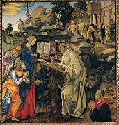 Filippino Lippi Apparition of the Virgin to St Bernard Spain oil painting artist